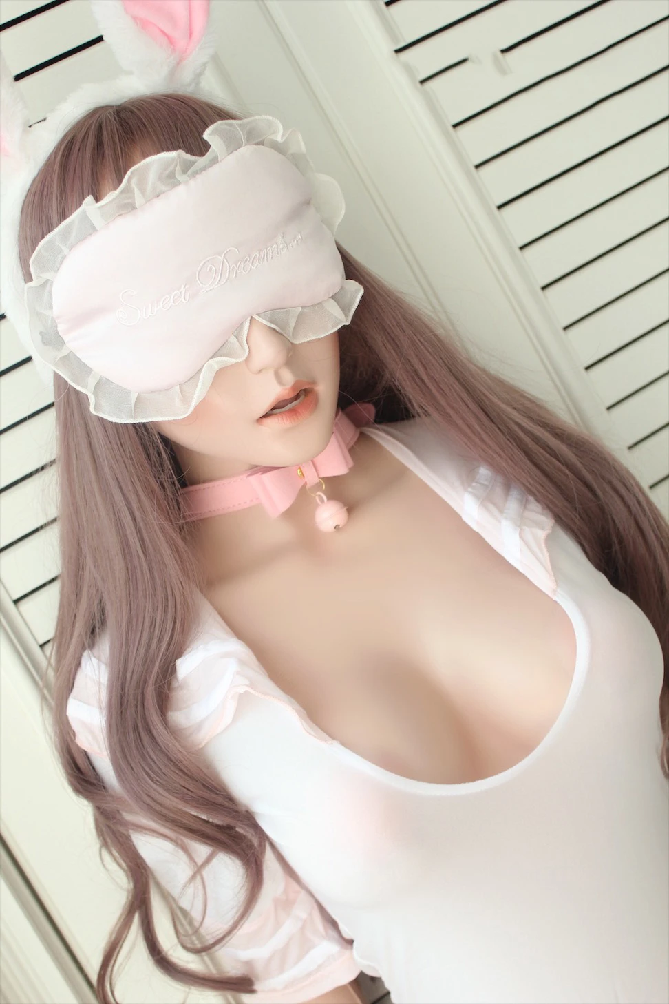 Милое японское матросское боди женское открытое трико стринги нижнее белье