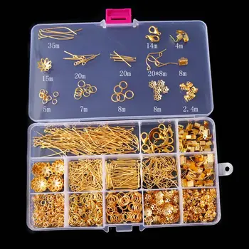 

Jewelry Making Finding Kits Earrings DIY Material Clasps Flower Holder Handmade Accessories