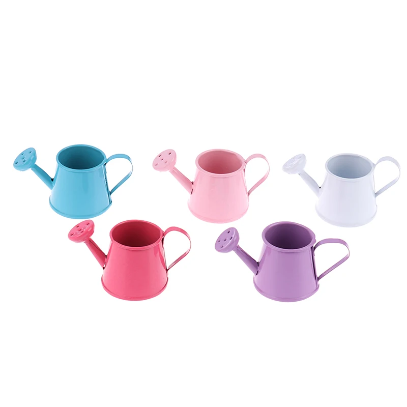 

1/12 Metal Watering Can Garden miniature Decoration for Children Kids Dolls Accessories Dollhouse Miniature Furniture Toys