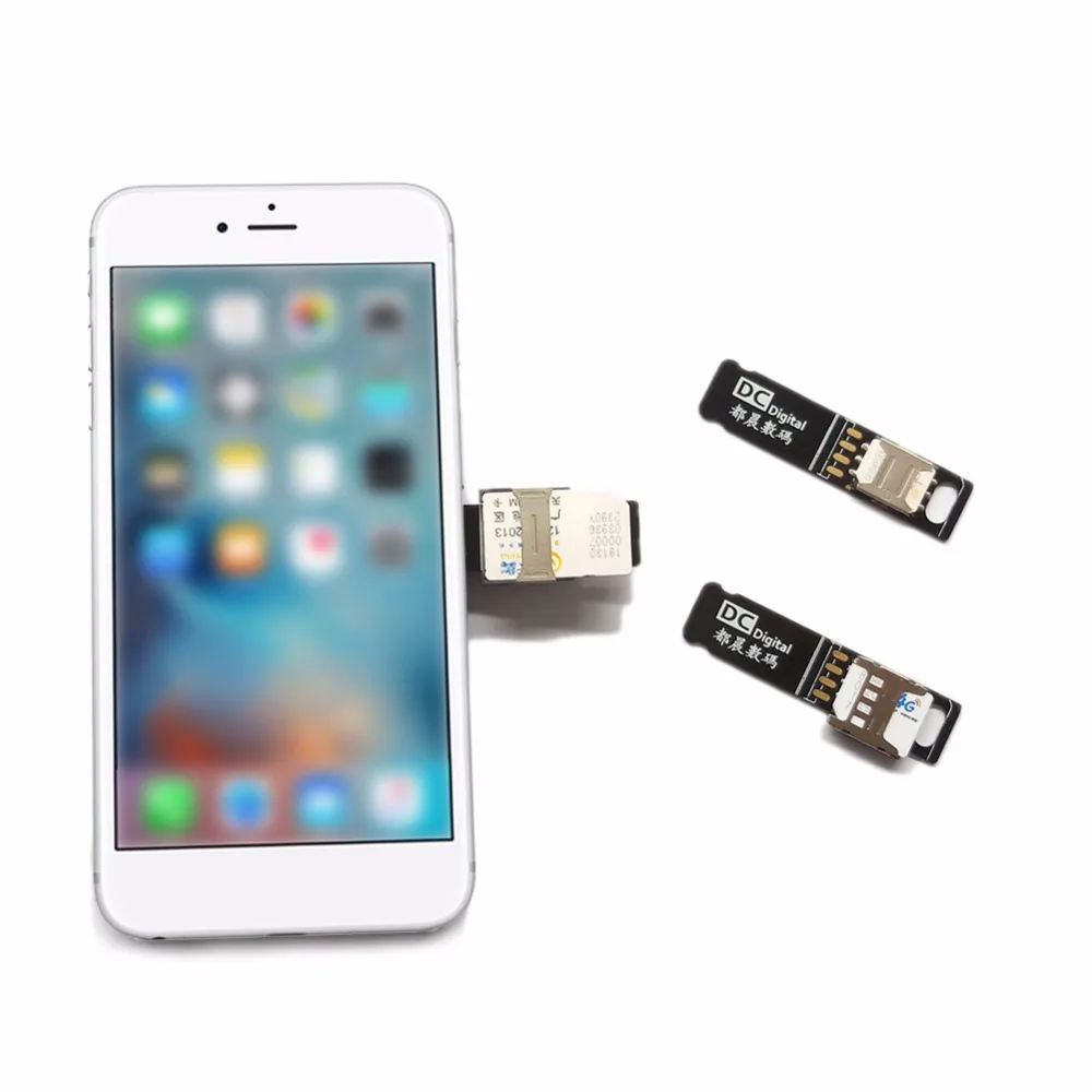 Гибридный двойной сим-карты Micro SD адаптер удлинитель Nano SIM Адаптер для IOS IPhone 5/6/7/8/X/XS