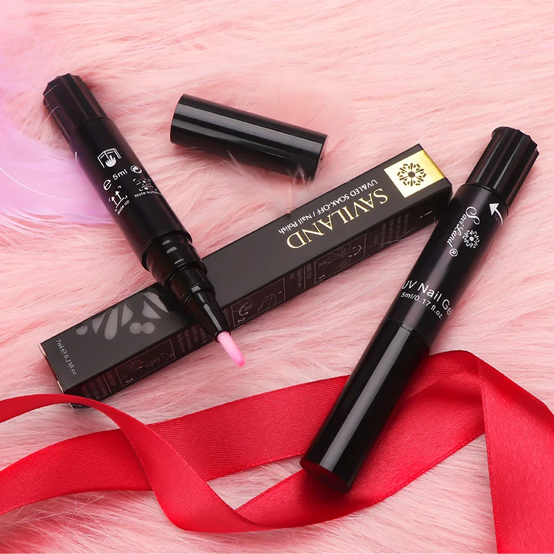 Гель лак для ногтей Saviland быстрая доставка карандаш не требующий верхней основы 3