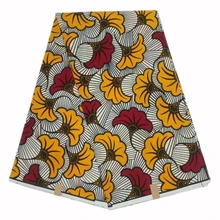 Miss. L Новое поступление африканская восковая хлопковая ткань высокого качества восковая Ткань 6 ярдов/шт для женского платья HL19S12052