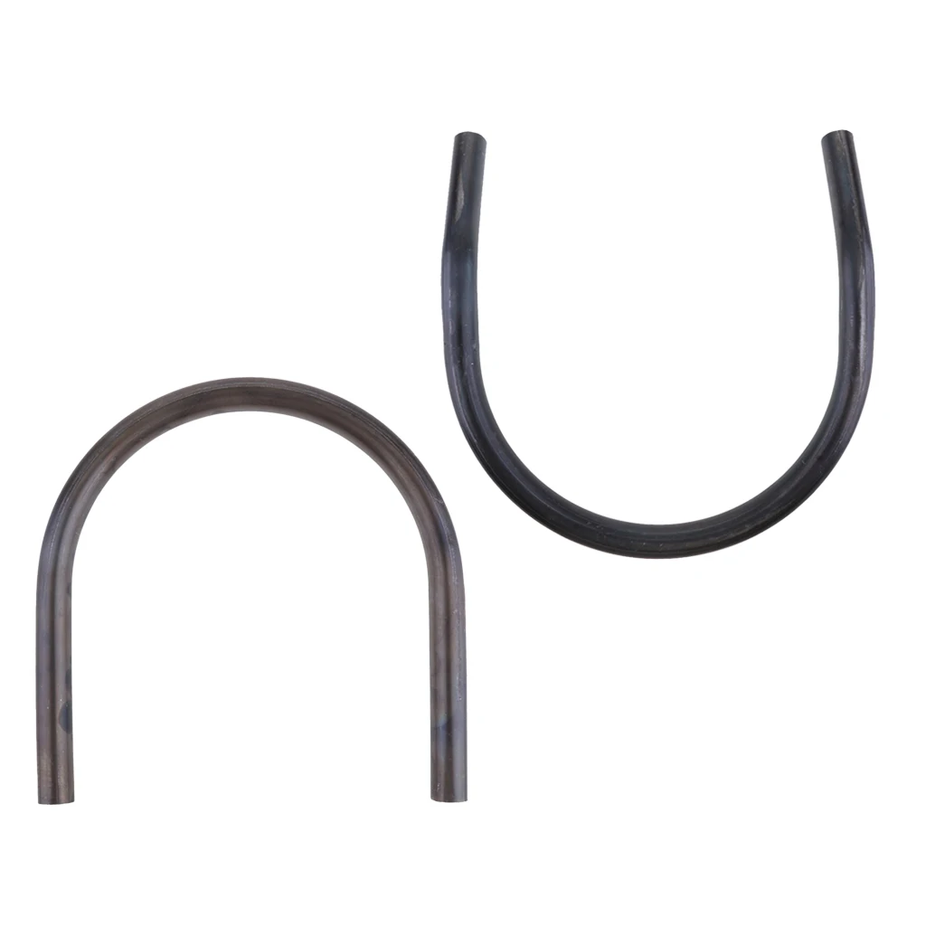 230mm Motorcycle Seat Frame Hoop Loop End Upswept+ Flat for Cafe Racer Bobber #1
