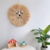 Home decoration Tapestry Handwoven Cartoon Lion Hanging Decorations Cute Animal Head Ornament Children room Wall Hanging 5