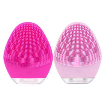 

Ultrasonic Vibration Large-Area Silicone Bristles Electric Facial Cleanser Clean Massage Unblock Pores