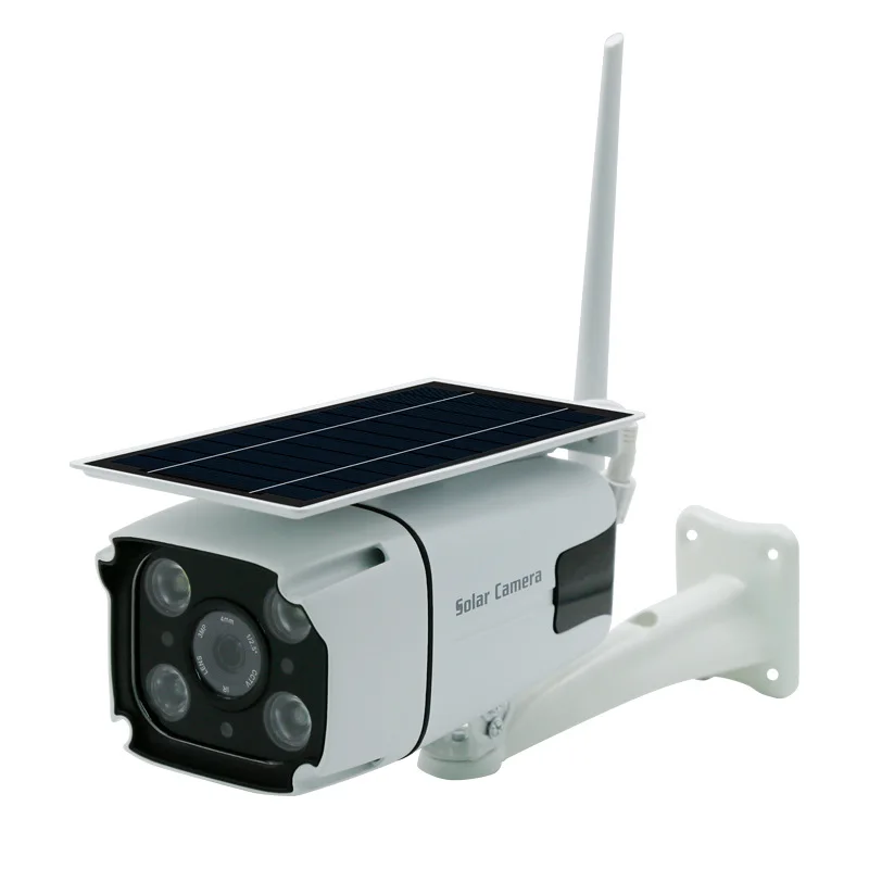 Wireless WiFi Smart Remote Monitoring Webcam Solar Energy Waterproof Video Camera Two-Way Intercom