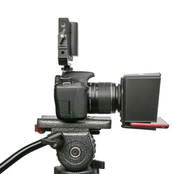  Smartphone Teleprompter with Adapter Ring Remote Controller for Interview Speech Video Teaching Sui