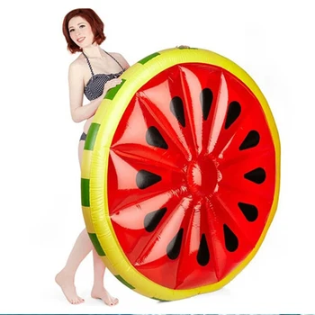 

watermelon inflatable Giant Pool Float air Mattress Beach Water Swimming Ring floating island floating bed row water sports hot