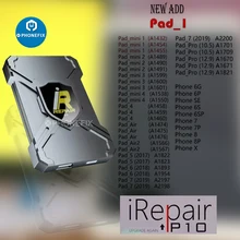 Irepair p10 dfu caixa nenhuma desmontagem necessária um-clique no modo dfu número de série lido escrever para iphone 7 7p 8p x & ipad
