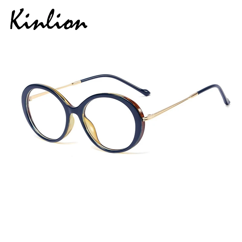 Kinlion винтажные овальные металлические женские очки в оправе ретро круглые