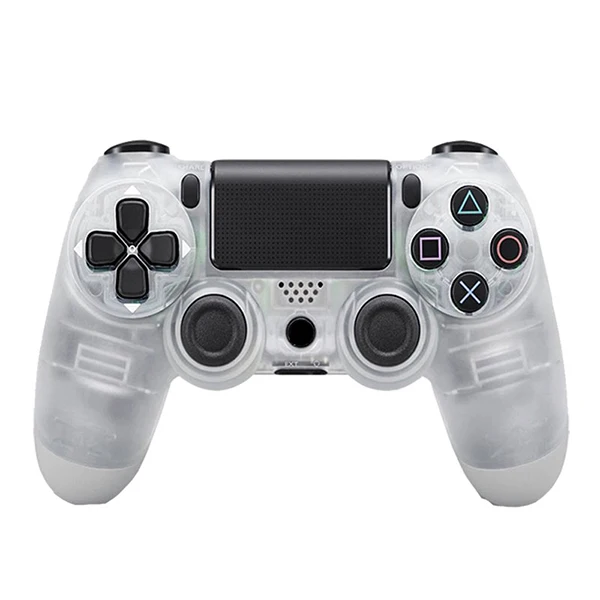 Bluetooth беспроводной геймпад для PS4 контроллер для Playstation 4 Dualshock 4 двойной вибрации джойстик геймпад - Цвет: Transparent-white