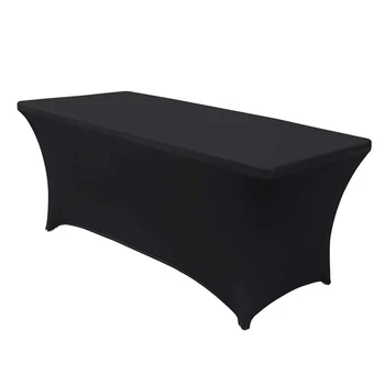 

Tablecloth Rectangular Table Cloth Fitted Spandex Wedding Party Table Covers Event Stretchable Table cloth, free shipping