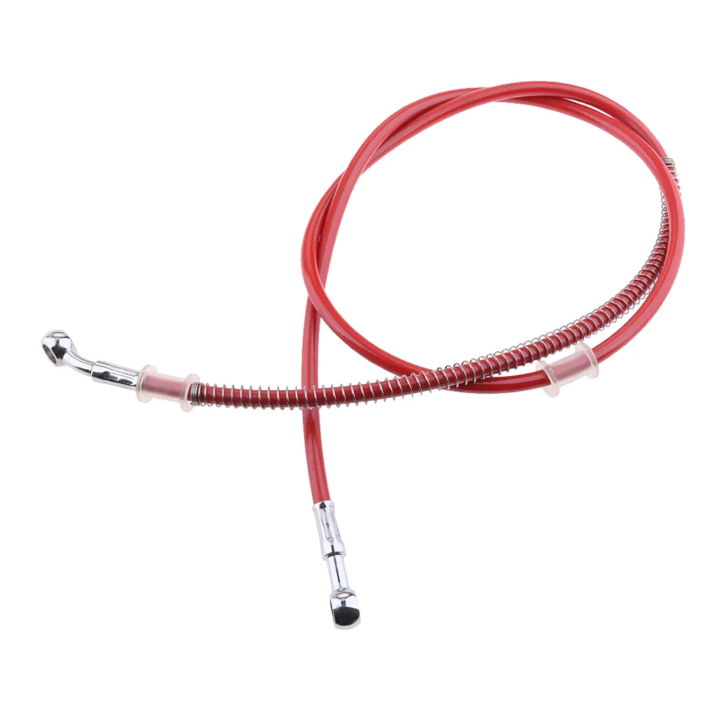 Universal 59`` Red Motorcycle Brake Line Hose Braided High Performance for motorcycles