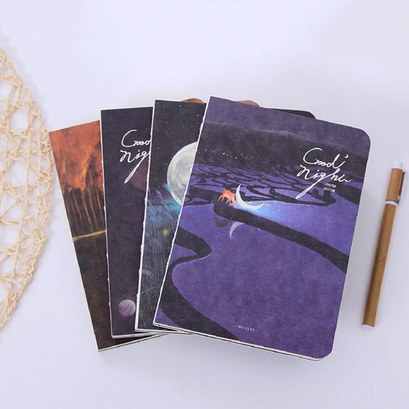 

New Sketchbook Diary Drawing 80 Sheets School Notebook blank Paper 80 sheets creative Luminous office School Supplies Gift