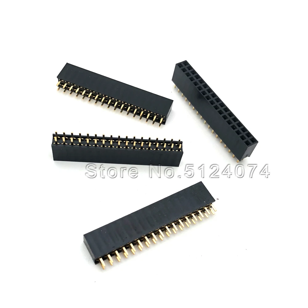 10 шт./лот Двухрядное гнездовое расстояние 2 54 мм 2x17pin сиденье 34P гнездовой разъем