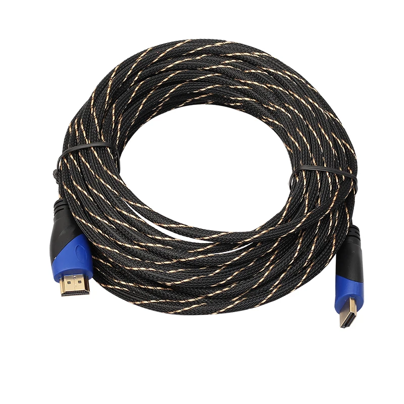 High Speed HDMI Cable Gold Plated HDMI to HDMI Cable 1.4V Full HD 1080P 3D for HDTV XBOX PS3 0.5m 1m 1.5m 1.8m 3m 5m 10m (5)