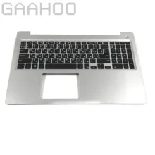Ru teclado russo palmrest para dell INSPIRON15-5000 5570 5575 conjunto de palmrest ru teclado sliver/preto