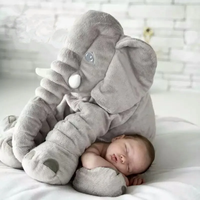 

Lovely 40cm/60cm Infant Plush Elephant Soft Appease Elephant Playmate Calm Doll Baby Toy Elephant Pillow Plush Toys Stuffed Doll