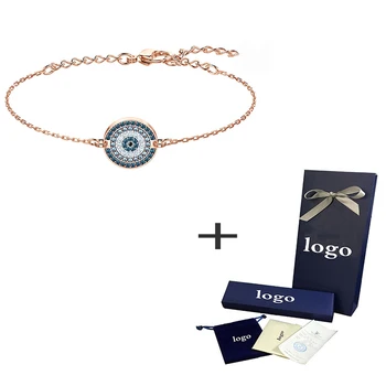 

SWA Unique High Quality LUCKILY Magic Eye Lucky Guardian Bracelet Personality Simple Ms. Jewelry Send Girlfriend Love Gift