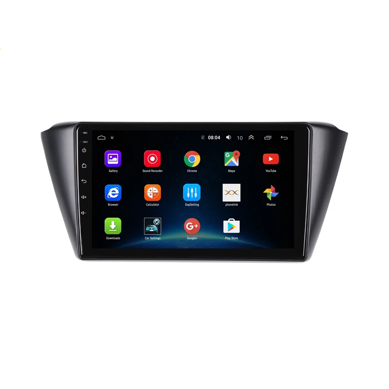 9 &quotAndroid 1 автомобильный DVD мультимедийный плеер GPS для Skoda Fabia 2015 2016 2017 аудио