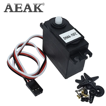

AEAK DS04-NFC servo 360-degree Continuous Rotation Servos DC Gear Motor Smart Car Robot Torsion 5.5kg/cm DC 4.8V-6V