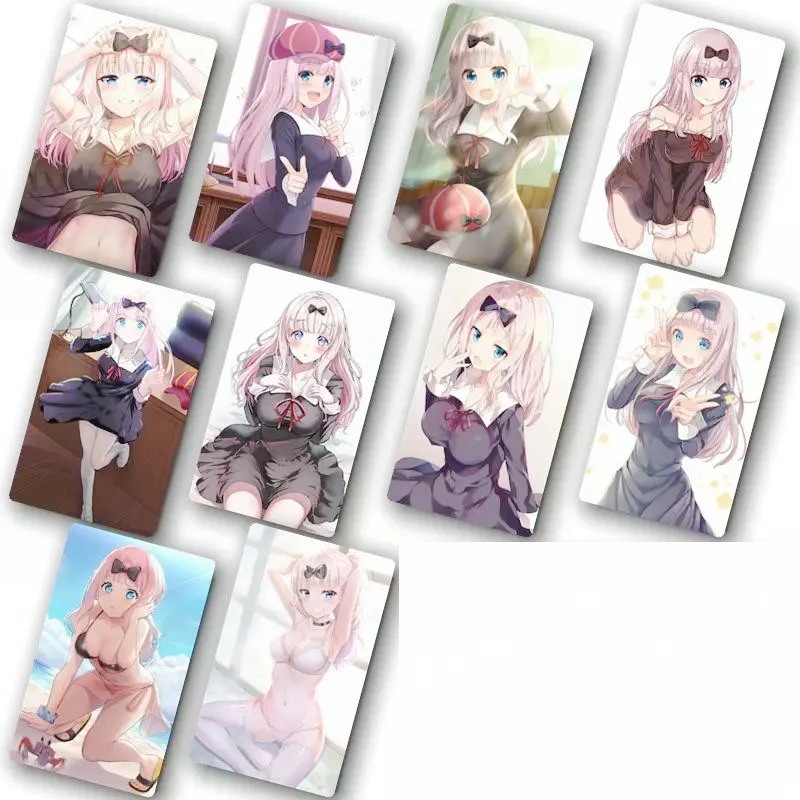 KAGUYA-SAMA: LOVE IS WAR 100pcs Different Style Anime Stickers Bus ID Waterproof DIY Card Stikers Classic Toys