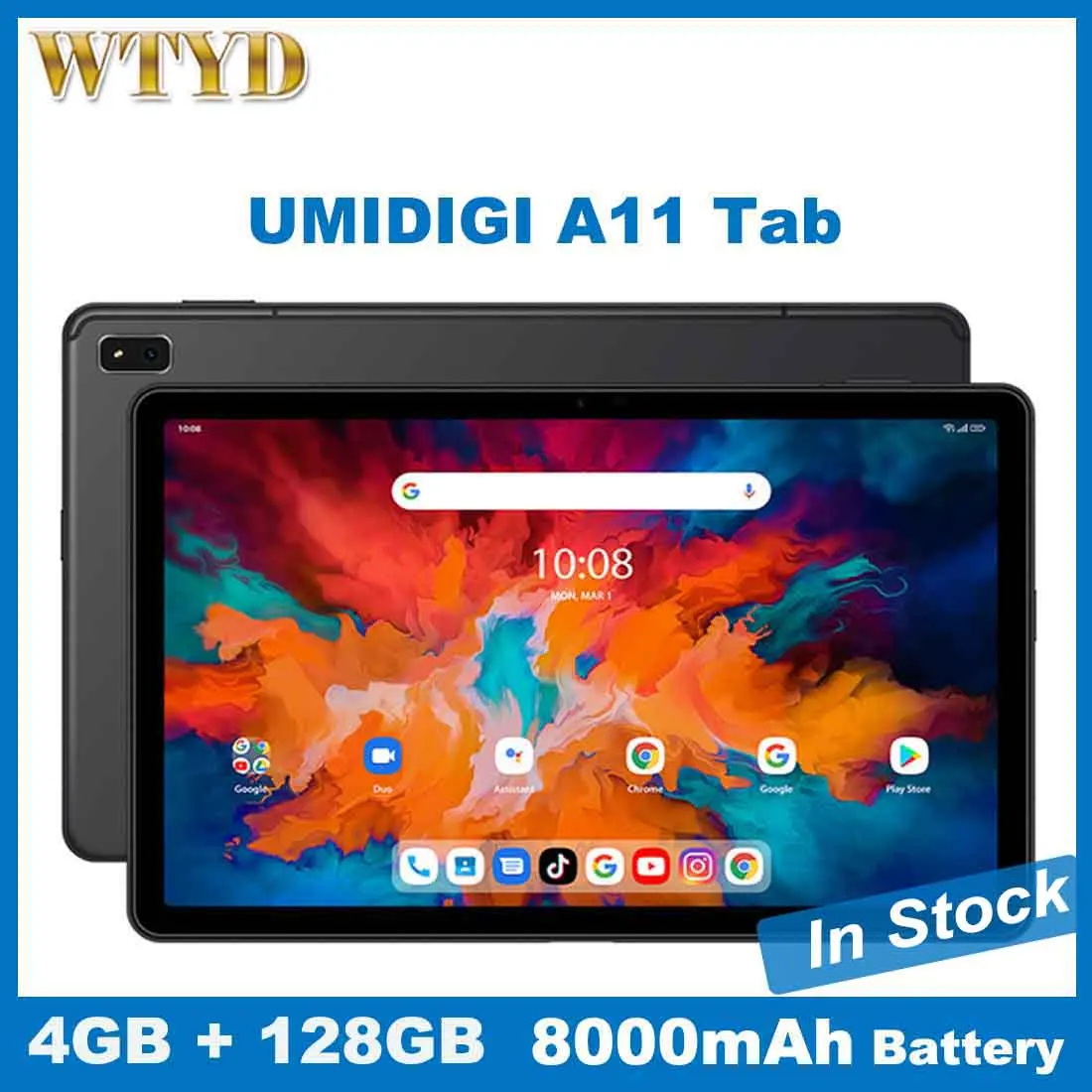 Tablet Android 11 da 10.4 pollici, schermo IPS 2K, ROM da 128GB/256GB, Dual  SIM 4G LTE, Octa-Core da 2.0GHz, batteria da 8000Mah, WiFi 5G - AliExpress