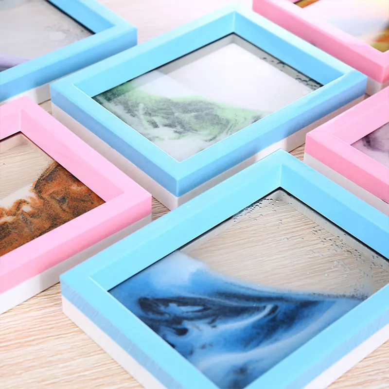 Billige Eine Kreative geschenke glas handwerk Micro dynamische kunst landschaft innenausstattung sanduhr treibsand malerei dekoration