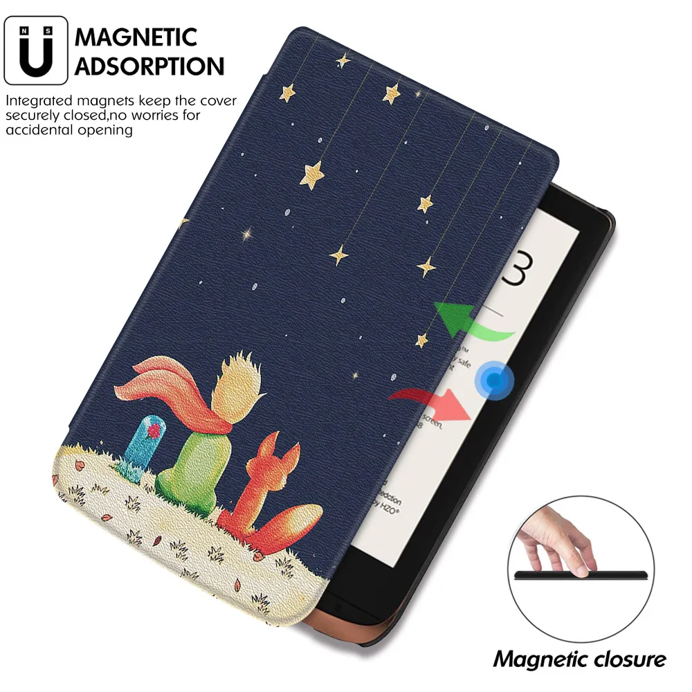 Vivlio-capa Protetora para Smartphone Touch Lux Vivlio Touch hd Plus Vivlio Estojo Leve Capa Protetora Fina com Modo de Repouso Despertar Automático - Imagem 6