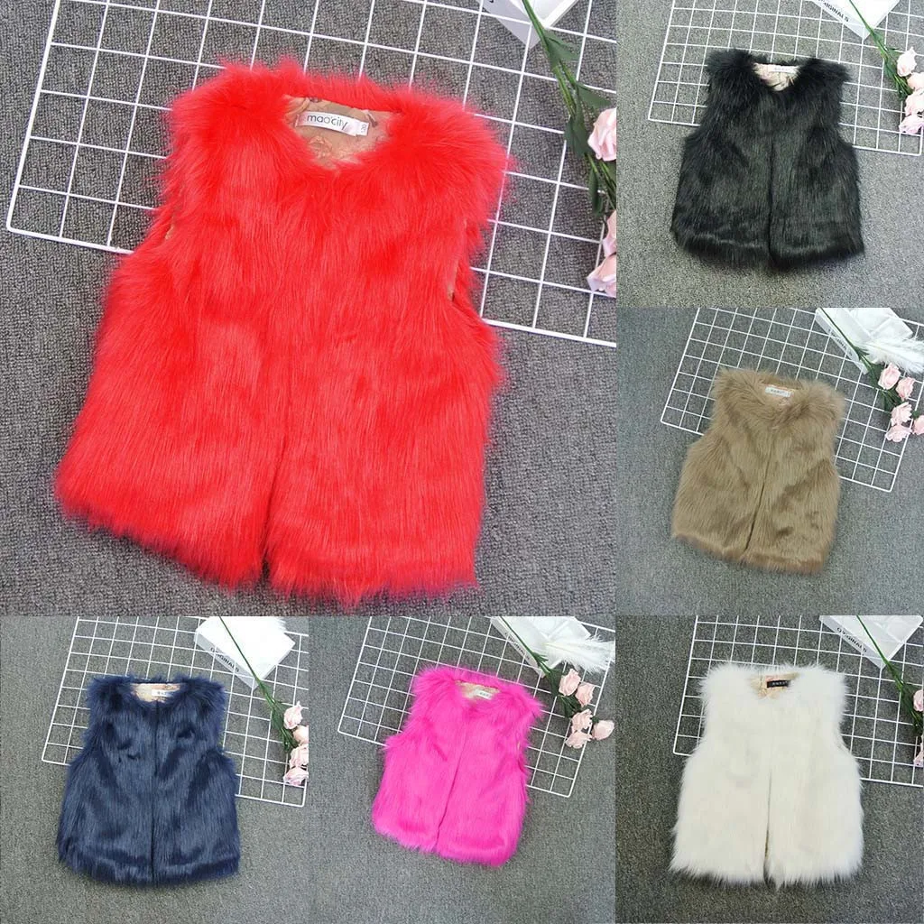 Детский жилет для девочек; kamizelka dziecko gilet fille bezrekawnik dziecko gilet; Однотонный жилет для детей Z4