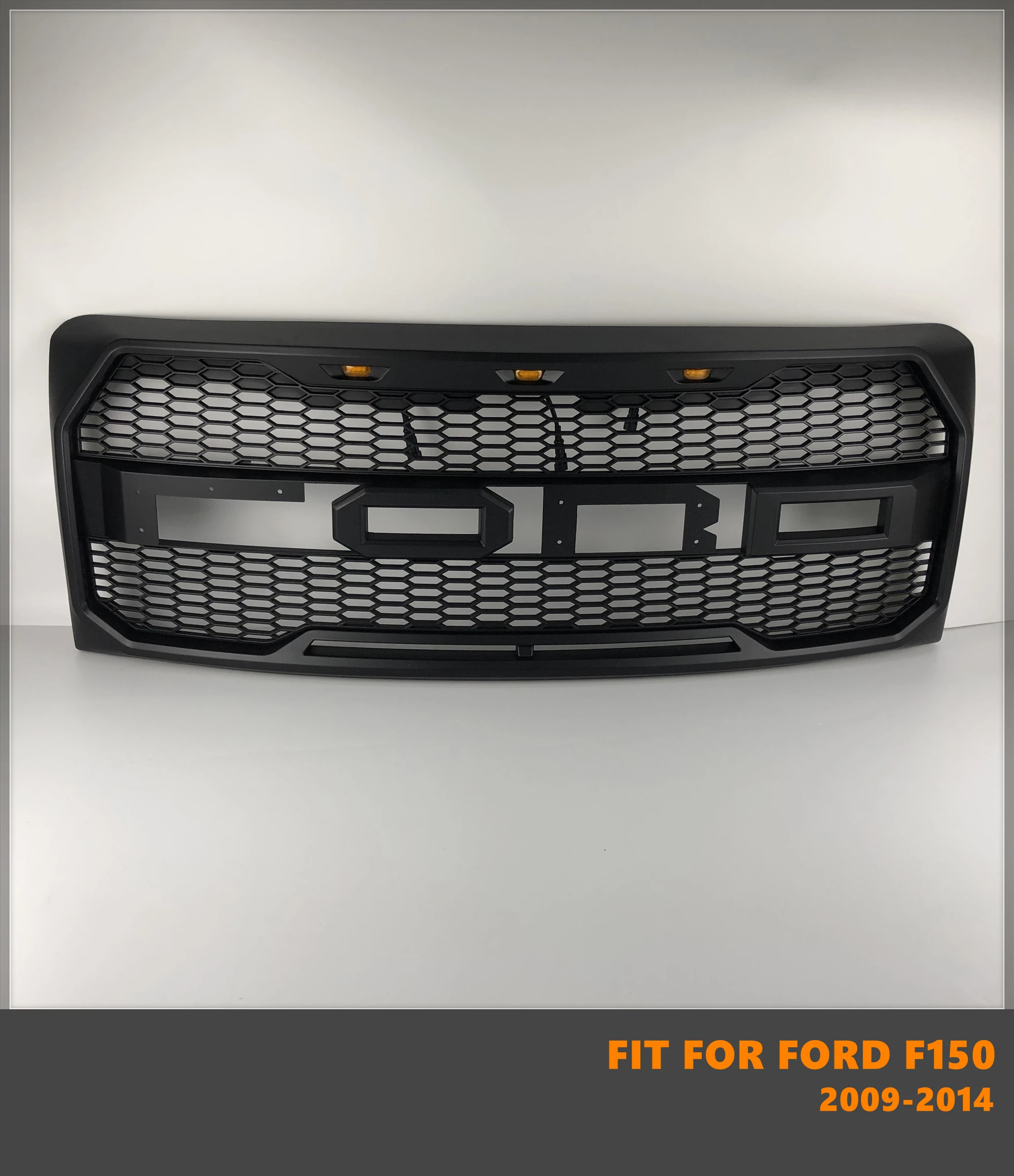 

Good Quality ABS Front Middle Grill Racing Grills With LED Lights Fit For Ford F150 2009-2014