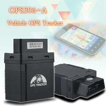 

Mini OBD GPS Tracker OBD II Vehicle Diagnostics GPS306/Tk306A Realtime Tracker For Car Tracking Add Geo-fence Low Battery Alarm