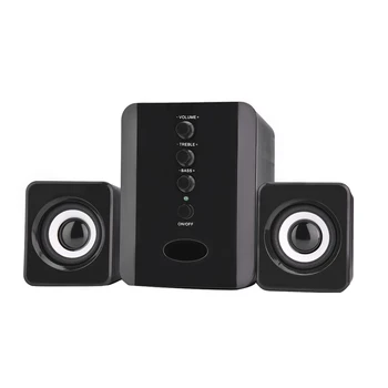 

SOONHUA Side Speaker Mini Speaker USB 2.1 Wired Combination Speakers Bass Music Subwoofer For SADA For Laptop PC Free Shipping