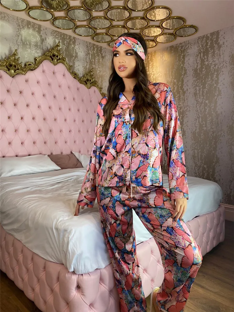 Комплект пижамный Женский цвет в ассортименте M L XL XXL 3 шт/комплект | Женская