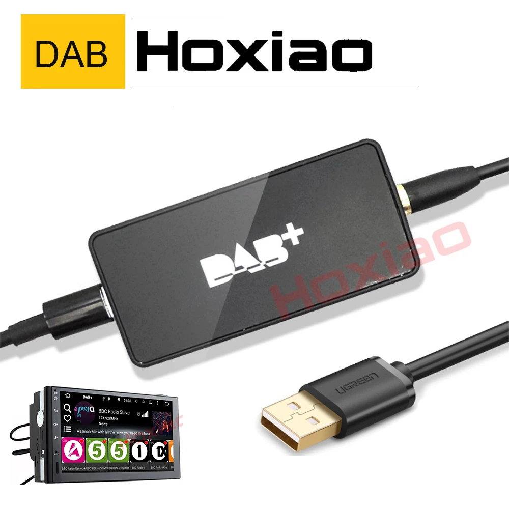 Универсальная автомобильная антенна Hoxiao на Android DAB автомобильный радиоплеер