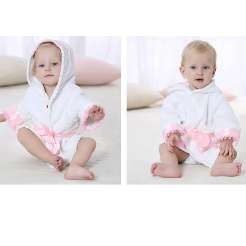 Ночная рубашка для маленьких принцесс полотенце девочек банный халат детская