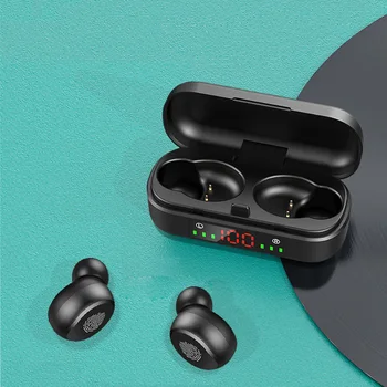 

TWS V5.0 Bluetooth Earphone HD Stereo Wireless Headphones Sport Wireless Earphones With LED Display Mini Earbuds For Cellphone