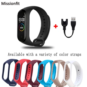 

M4 Smart Watch Gym Band Touch Screen Sports Pedometer Wristband Fitness Men Running Walking Tracker Heart Rate Blood Pressure