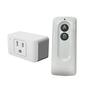 

New Wireless Smart Remote Control Socket US Type Socket American Standard Remote Control Switch Remote Socket