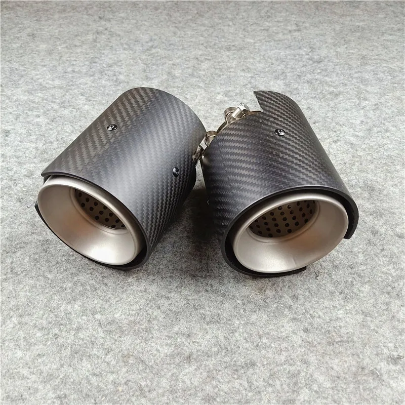 M Leistung Carbon Auspuff Tipps Für///M F87 M2 M2C N55 F80 M3 F82 F83 M4 F90 M5 M135i m235i M335I M435I Schalldämpfer Düse Tails – Detail 8