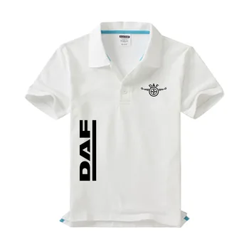 

New DAF logo Men's Polo Shirt High Quality Men Cotton Short Sleeve shirt Brands jerseys