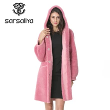 Пальто Женское Осень Шерсть Зимнее Пальто Женское Модное Куртки Женские С Капюшоном Зима Женское Шерстяное Пальто Тёплое Осеннее Пальто Молодёжное Женское Элегантное Размер 48 50 52 54 Цвет Розовый Красный Синий