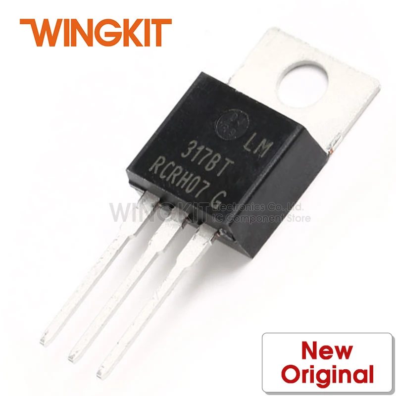 5 шт. LM317BTG TO220 LM317BT LM317B LM317 317BT-220 1.5A Регулируемый Выход положительный Напряжение