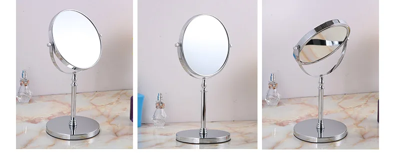 Manufacturers Customizable Desktop Double-Sided Makeup Mirror 678-Inch European Style High-definition 3 Times Amplifier Beauty P