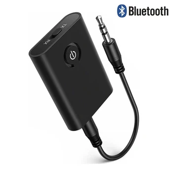 

3.5mm Audio A2DP Bluetooth 5.0 Transmitter Receiver 2 In 1 Portable Wireless Adapter For TV PC Headphone Headphone Computer Acce