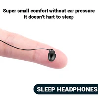 ASMR Earphone Hifi Headset Noise-Cancel Sleeping Earbud Soft Silicone Headset TPE Wire No Ear Pressure Earbuds For Xiaomi Huawei 1