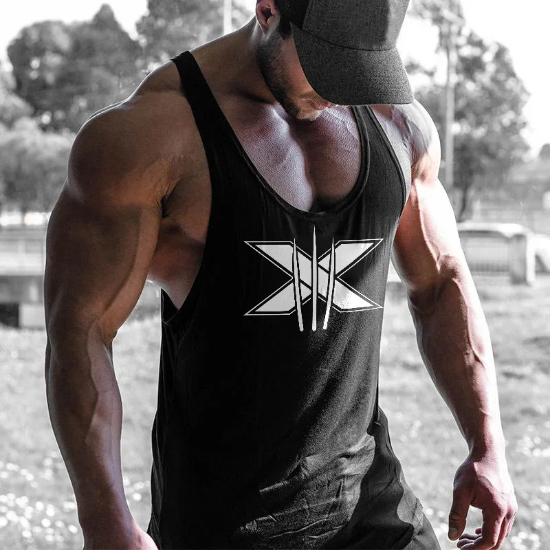 Muscle Dr. Brothers Европа и Америка Чистый хлопок здоровая красота жилет Мужская Спортивная повседневная футболка без рукавов Базовая рубашка