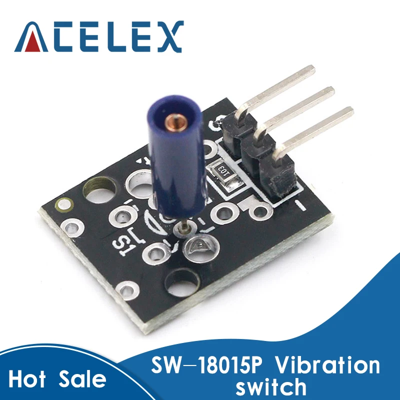 3pin KY 002 SW 18015P датчик вибрационного переключателя Module для arduino Diy Kit|Детали и