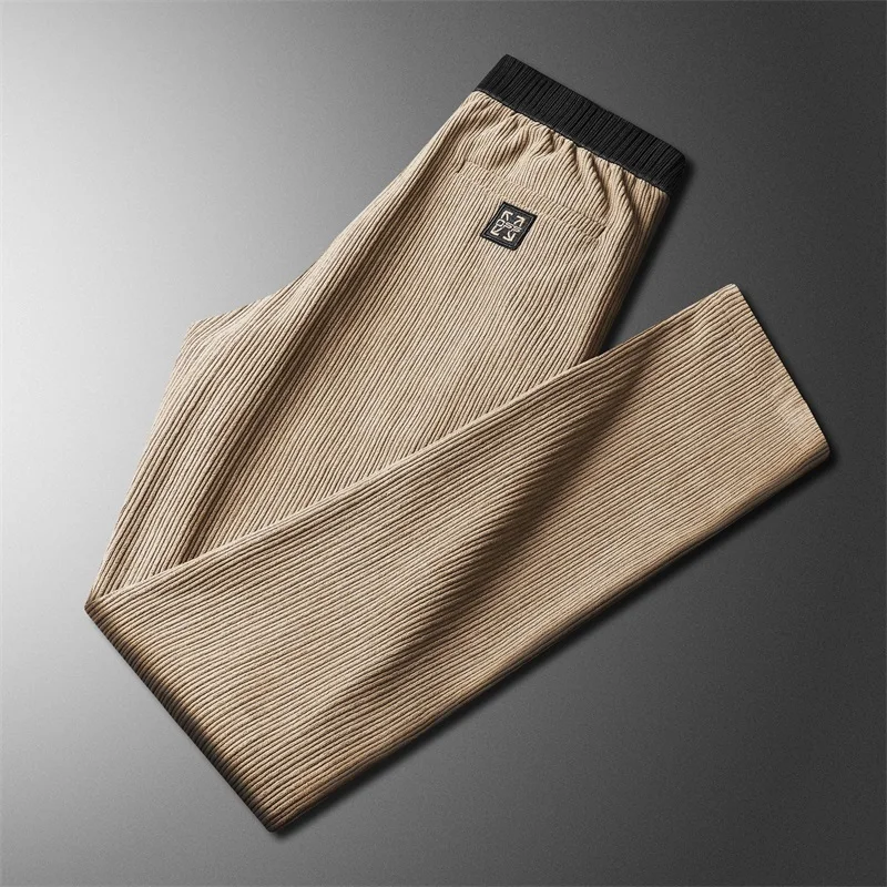 Spring Autumn Pants Sweatpants Cargo Baggy Pants Men Clothing Casual Korean Fashion Stretch Joggers Popular Trousers For Casual Pants