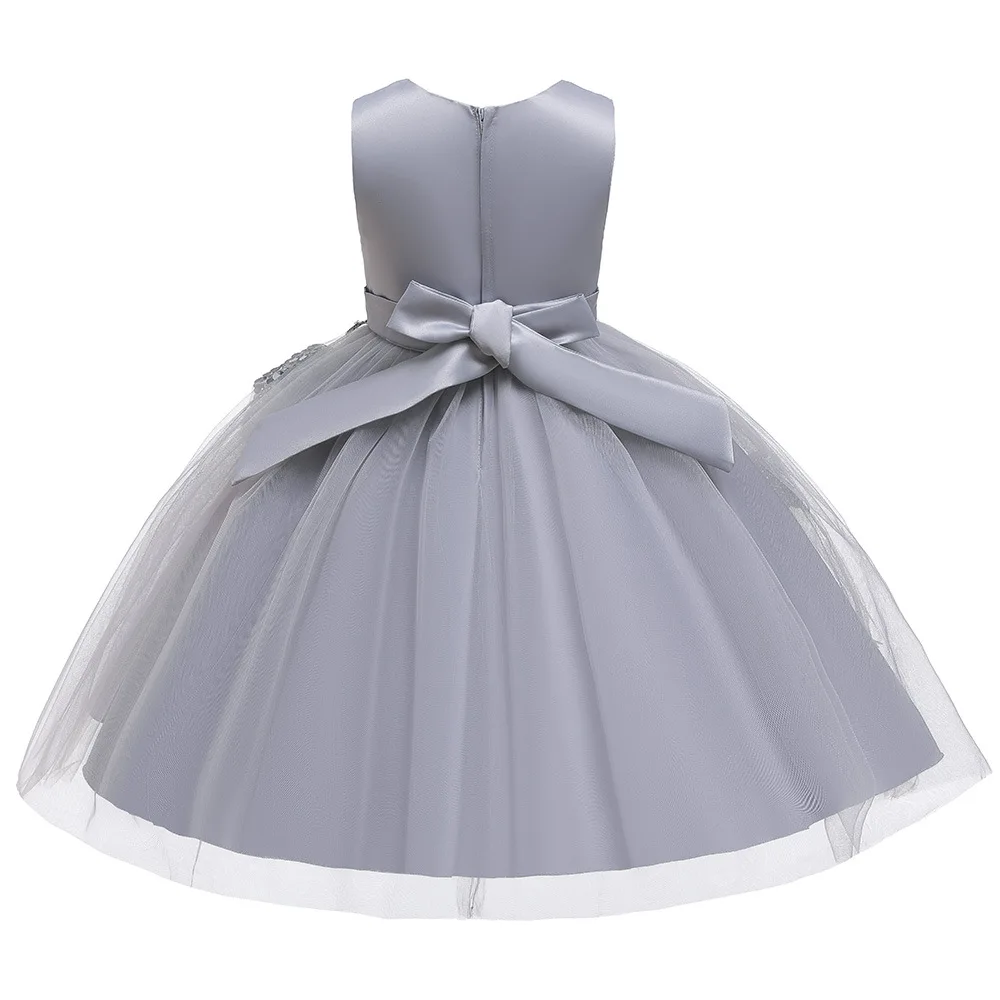 Платье принцессы с цветочным рисунком для маленьких девочек; Robe Fille Vestido Menina; Детский костюм высокого качества; вечерние платья для танцев